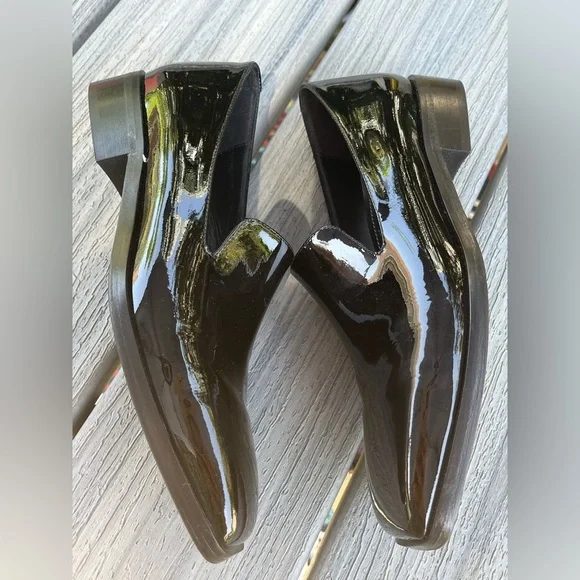 ME+EM Black Patent Leather Loafers - Picture 6 of 9